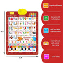 Póster interactivo bilingüe con el alfabeto en inglés y español