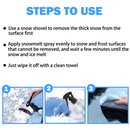 ❄️ Spray descongelante de invierno para parabrisas de coche
