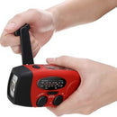 📻 50% dto. Radio de emergencia multifunción – carga solar, manivela y USB, linterna LED, alertas NOAA y power bank. ¡IPX3 resistente a salpicaduras, 220 g! ✨⚡