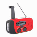 📻 50% dto. Radio de emergencia multifunción – carga solar, manivela y USB, linterna LED, alertas NOAA y power bank. ¡IPX3 resistente a salpicaduras, 220 g! ✨⚡