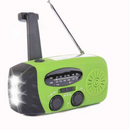 📻 50% dto. Radio de emergencia multifunción – carga solar, manivela y USB, linterna LED, alertas NOAA y power bank. ¡IPX3 resistente a salpicaduras, 220 g! ✨⚡