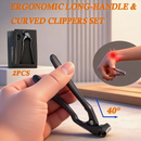 ✂️ Diseño perfectamente curvado | Cortauñas de acero inoxidable | Agarre cómodo para personas mayores
