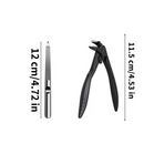 ✂️ Diseño perfectamente curvado | Cortauñas de acero inoxidable | Agarre cómodo para personas mayores