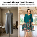 ⏰ ¡Oferta Limitada 50% OFF! 👗 Vestido Efecto Dos Piezas con Estampado de Hojas – Elegancia sin Esfuerzo en Cualquier Momento y Lugar ✨🍃