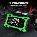 🔥 50% dto. Cargador inteligente 12V 6A – recarga rápida, reparación por pulsos y pantalla digital. Alarga la vida de tu batería! 🔋🚗