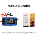 🔥 50% dto. Cargador inteligente 12V 6A – recarga rápida, reparación por pulsos y pantalla digital. Alarga la vida de tu batería! 🔋🚗