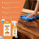 🧽 ¡OFERTA FINAL 60% DE DESCUENTO ÚLTIMO DÍA! 🪵 Spray de Cera de Abejas Todo en Uno para Madera – Nutre, Pula, Protege y Restaura con un Acabado Sin Rayas ✨