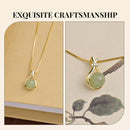 📢 50% dto.  Collar elegante con colgante de jade de Hetian – moderno, elegante y fácil de combinar. ¡Oferta irresistible! ✨💚