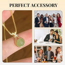 📢 50% dto.  Collar elegante con colgante de jade de Hetian – moderno, elegante y fácil de combinar. ¡Oferta irresistible! ✨💚