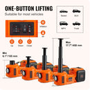 🔧 50% dto. Kit de gato hidráulico 12 en 1 – 5 toneladas, eléctrico, llave de impacto y bomba. Cambia neumáticos rápido y seguro! 🚗⚡