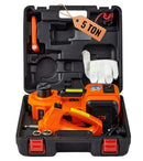 🔧 50% dto. Kit de gato hidráulico 12 en 1 – 5 toneladas, eléctrico, llave de impacto y bomba. Cambia neumáticos rápido y seguro! 🚗⚡