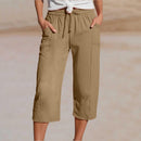 ⏰🔥 ¡50% DE DESCUENTO POR TIEMPO LIMITADO! 👖✨ Pantalones Cortos Plisados de Algodón y Lino para Mujer – Frescos, Cómodos y Elegantes 🌿💖