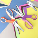 ✂️ 50% dto. Tijeras dentadas multiusos – corte en zigzag para tela, papel y cuero. Acero inoxidable, mangos ergonómicos. Ideales para costura y manualidades! ✨🧵