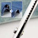 ✂️ 50% dto. Tijeras dentadas multiusos – corte en zigzag para tela, papel y cuero. Acero inoxidable, mangos ergonómicos. Ideales para costura y manualidades! ✨🧵
