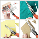 ✂️ 50% dto. Tijeras dentadas multiusos – corte en zigzag para tela, papel y cuero. Acero inoxidable, mangos ergonómicos. Ideales para costura y manualidades! ✨🧵