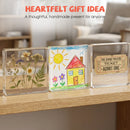 🧲 50% dto. Kit DIY de imanes de acrílico para nevera – convierte fotos y recuerdos en imanes con efecto 3D. ¡Incluye láminas, imanes y cinta adhesiva, montaje sencillo! ✨🖼️