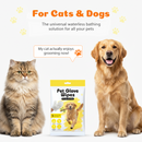 Pet Grooming Glove Wipes for Dogs & Cats - 6PCS/Pack