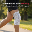 🦵 50% dto. Rodillera deportiva ajustable con dial – almohadilla de silicona en panal, estabilizadores de resorte y tela elástica de 4 vías. ¡Máximo soporte para entrenar! ✨💪
