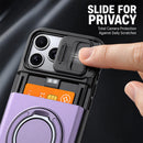 📱 50% dto. Funda antichoque para iPhone con tarjetero – protección reforzada, cubierta deslizante para cámara. Diseño 2 en 1 práctico y seguro! 🛡️✨