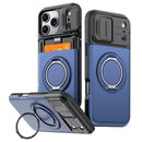 📱 50% dto. Funda antichoque para iPhone con tarjetero – protección reforzada, cubierta deslizante para cámara. Diseño 2 en 1 práctico y seguro! 🛡️✨