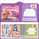 Libro de actividades con pegatinas geométricas para niños