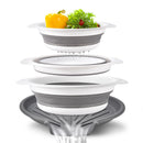 🥗 50% dto. Set de 3 escurridores plegables con base escurridora integrada – se anidan para ahorrar espacio, doble asa y uso versátil. ¡Cocina más ordenada y práctica! ✨🍅