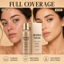 💄 50% dto. Base de maquillaje de cobertura total – oculta imperfecciones, resistente al agua y sudor. Acabado mate y ligero todo el día! ✨🛡️