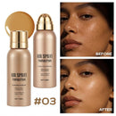 💄 50% dto. Base de maquillaje de cobertura total – oculta imperfecciones, resistente al agua y sudor. Acabado mate y ligero todo el día! ✨🛡️