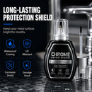 ✨ 50% dto. Kit restaurador de cromo – brillo metálico instantáneo, protección duradera. Pule y protege todo tipo de metales! 🛡️🚗