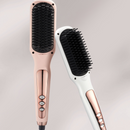 💇‍♀️ 50% dto. Cepillo alisador 2 en 1 con control LCD – alisa, riza y da volumen. Rutina de peinado rápida y sin tirones! ✨🔥
