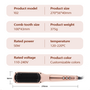 💇‍♀️ 50% dto. Cepillo alisador 2 en 1 con control LCD – alisa, riza y da volumen. Rutina de peinado rápida y sin tirones! ✨🔥