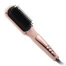 💇‍♀️ 50% dto. Cepillo alisador 2 en 1 con control LCD – alisa, riza y da volumen. Rutina de peinado rápida y sin tirones! ✨🔥