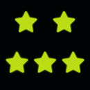 10 Pegatinas reflectantes Car Star