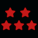 10 Pegatinas reflectantes Car Star
