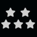 10 Pegatinas reflectantes Car Star