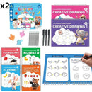 ✏️ 50% dto. Cuaderno de caligrafía reutilizable para niños – tinta que desaparece, practica sin gastar hojas. Ideal para aprender a escribir! ✨🎒
