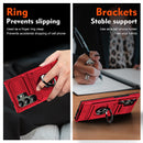 📱 50% dto. Funda para Samsung con compartimento para tarjetas y soporte magnético de anillo – protección TPU+PC, agarre seguro y compatible con soportes de coche. ¡Colores variados! ✨🛡️