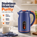🫖 50% dto. Hervidor eléctrico inteligente 3.0L – ebullición rápida, mantiene a 55°C, cuerpo frío al tacto y pantalla de temperatura. ¡1500W y acero inoxidable! ✨💧