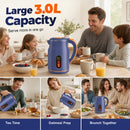 🫖 50% dto. Hervidor eléctrico inteligente 3.0L – ebullición rápida, mantiene a 55°C, cuerpo frío al tacto y pantalla de temperatura. ¡1500W y acero inoxidable! ✨💧