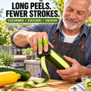 🔪 50% dto. Pelador ergonómico de dos dedos para frutas y verduras – hoja de acero inoxidable, diseño compacto y fácil de limpiar. ¡Pela patatas, manzanas y zanahorias sin esfuerzo! ✨🥕