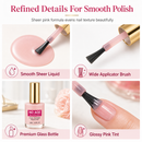 💅 50% dto. Relleno alisador para las estrías de las uñas – suaviza visualmente los surcos, acabado brillante natural y aplicación fácil con pincel. ¡Solo o como base! ✨🖌️