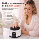 💅 50% dto. Máquina removedora de esmalte en gel por vapor – elimina gelish y acrílico en minutos sin dañar ni limar en exceso. ¡36 W, calor circulante inteligente! ✨🔥