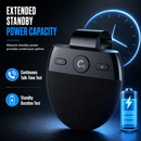 🚗 50% dto. Altavoz manos libres SP11 para parasol de coche – Bluetooth 5.0, vinculación doble, activación por vibración y audio A2DP. ¡Llama sin sostener el móvil! ✨🔊