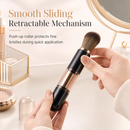 💄 50% dto. Set de brochas de maquillaje retráctil 5 en 1 – cápsula compacta con 5 aplicadores, mecanismo deslizante suave y diseño higiénico sellado. ¡Perfecto para viajar! ✨🧳