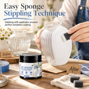 🏺 50% dto. Kit de pintura esmerilada para vidrio con esponja – crea un acabado mate translúcido uniforme, resistente al agua y a los rayones. ¡Ideal para jarrones, portavelas y tarros de baño! ✨🎨