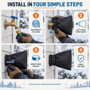 ❄️ 50% dto. Funda protectora para grifos exteriores – Oxford impermeable, aislamiento de algodón grueso y cierre de velcro. ¡Evita congelación y óxido, 20×14 cm, reutilizable! ✨🚰