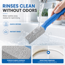 🚽 50% dto. Cepillo limpiador de inodoro con piedra pómez – elimina anillos de cal y óxido sin rayar, alcanza rincones ocultos y se enjuaga limpio. ¡5 colores! ✨🧽