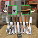 🪵 50% dto. Set de reparación para madera – 8 lápices de cera + 8 rotuladores en colores de madera, más sacapuntas. ¡Cubre arañazos en muebles y suelos de forma rápida y económica! ✨🔧