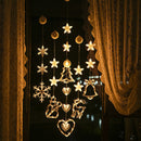 🎄 50% dto. Luces de ventana navideñas con ventosa – 11 diseños festivos, luz blanca cálida o multicolor, a pilas y sin cables. ¡Decora sin taladrar ni cinta adhesiva! ✨🪟