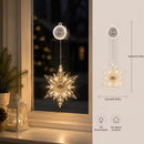 🎄 50% dto. Luces de ventana navideñas con ventosa – 11 diseños festivos, luz blanca cálida o multicolor, a pilas y sin cables. ¡Decora sin taladrar ni cinta adhesiva! ✨🪟